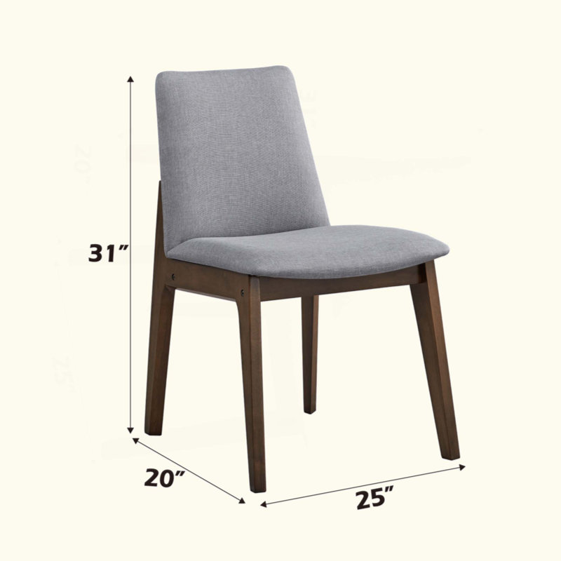 Casual Dining Furniture Set 7Pc Dining Table And Upholstered Chairs Wooden Kitchen Set