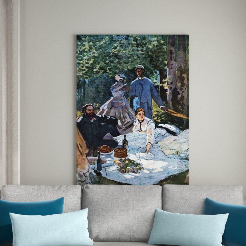 Claude Monet - Wrapped Canvas Painting, 80cm H x 60cm W x 1.8cm D