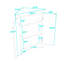Armoire de rangement pour salle de bain avec tablettes-359391302