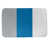 Argent / bleu de cobalt / blanc cassé
