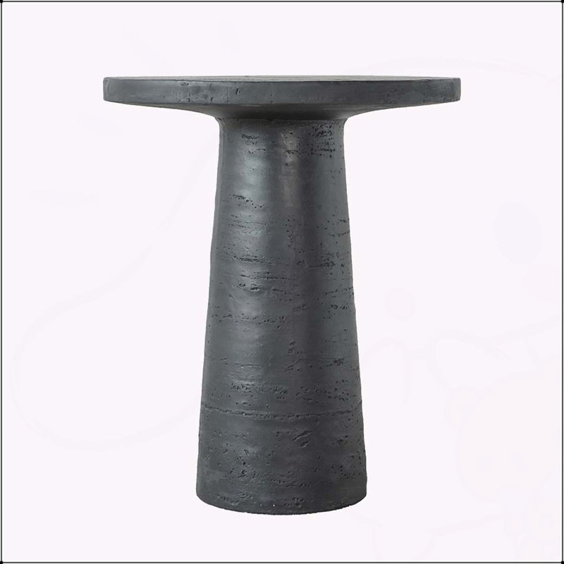 Table d'appoint polyvalente carrée avec base à piédestal, idéale pour les espaces multiples et les styles de décoration