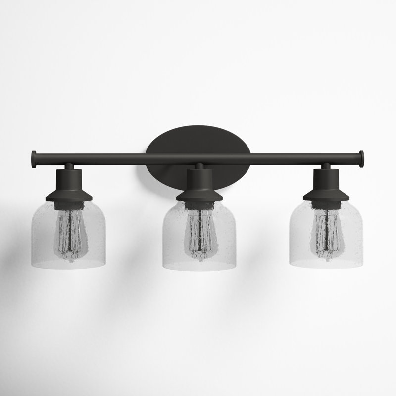 3 Light Seeded Dimmable Vanity Light