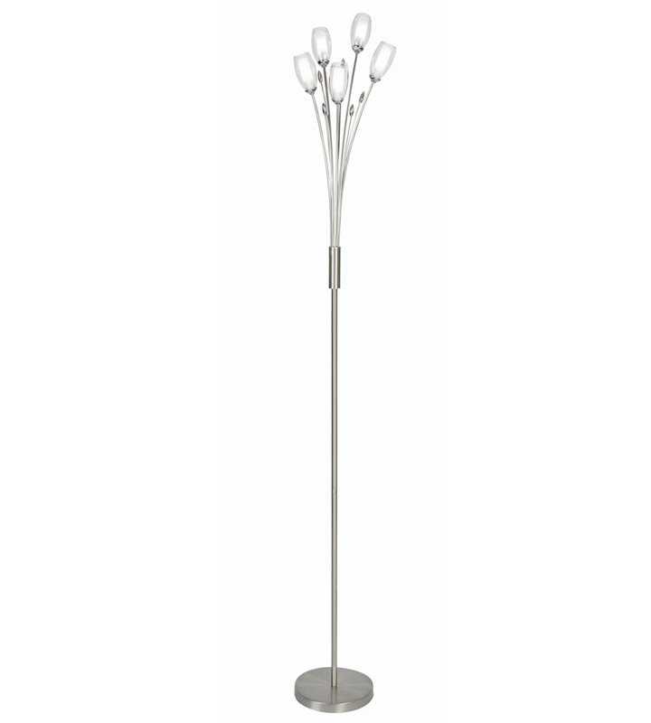 Newland 185.5cm Novelty Floor Lamp, Antique Chrome