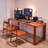 Cherry Rectangular Solid Wood desks-108201629