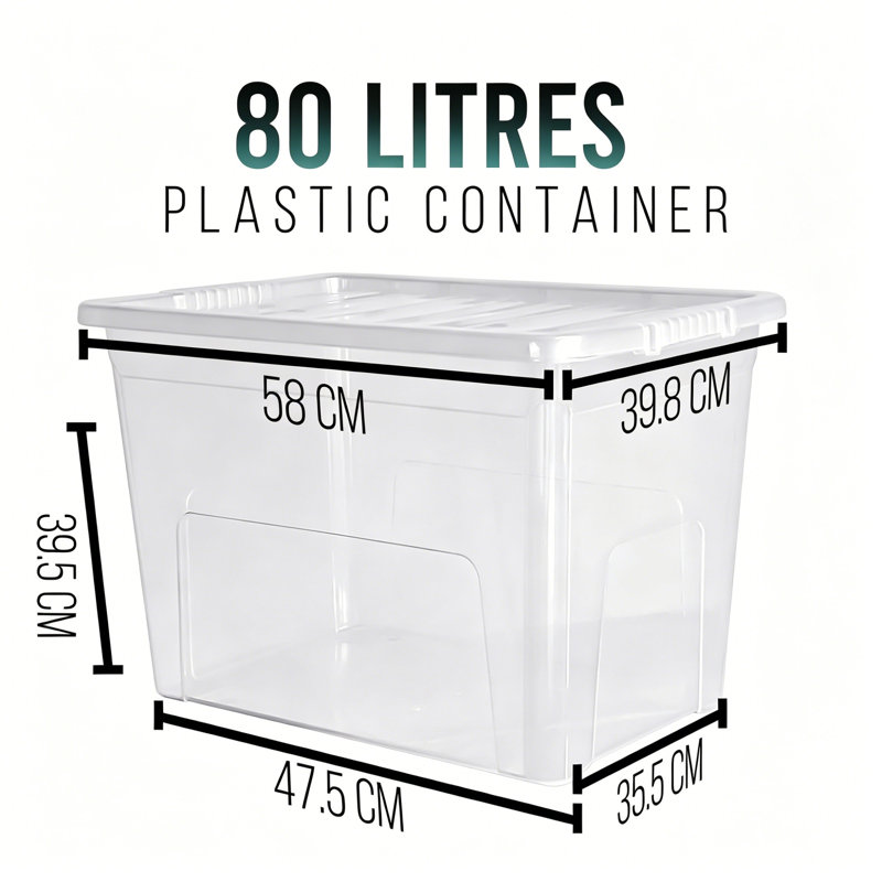Rebrilliant Plastic Storage Tub & Tote