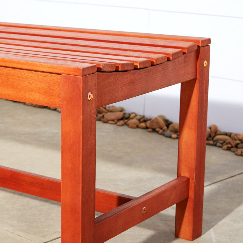 Banc de jardin sans accoudoirs