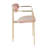 Bellatrix 18'' H Velvet Upholstered Metal Armchair-345111956