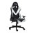 White High Back Gaming Chair With Pu Upholstery & 150° Recline