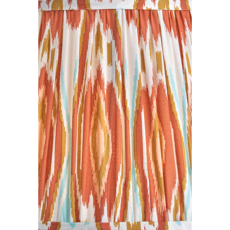 Benil 172cm Matte Traditional Floor Lamp, Orange