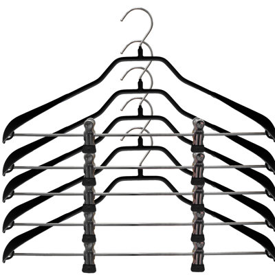 Barre moulante avec pinces pour jupe / pantalons