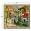 Paris Street Cityscape 1955 Print