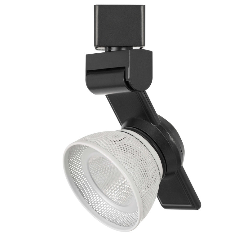 Tête de luminaire de rail del, Blanc, Bronze foncé