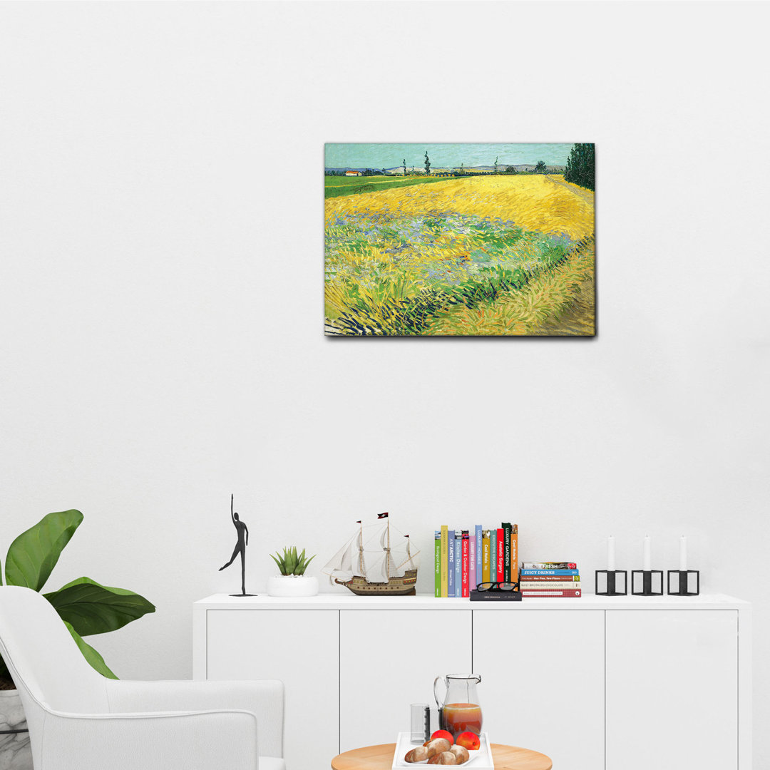 Leinwandbild Wheat Field von Vincent Van Gogh