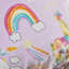 Unicorniverse Cotton Abstract Duvet Cover Set with Pillowcases