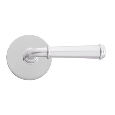 Bravura 840-6 St. Charles Dummy Lever on Round Contemporary  Rose in Satin Nickel