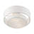 Areial Fabric Semi Flush Mount