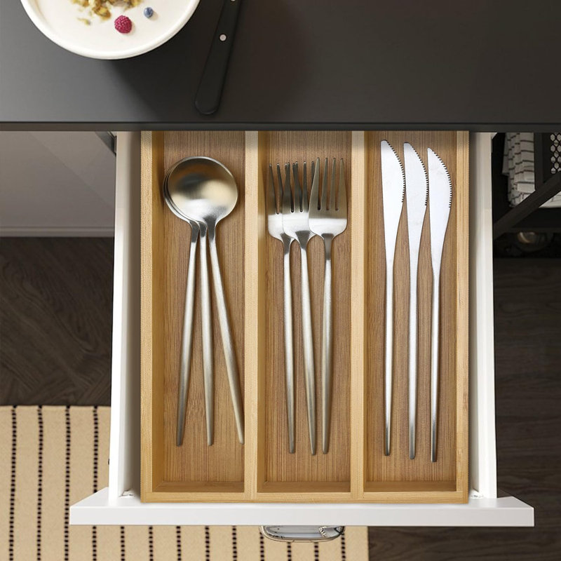 Porte-ustensiles de cuisine en bambou