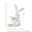Carved Bunny and Baby with Book