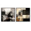 Ensemble de 2 collages carrés noirs Mid Century Fusion - Mid-Century-70274114-70274115