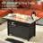 10-Person  Outdoor Sectional With Fire Pit,All-Weather Wicker Patio Set-699307148