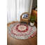 Tapis en coton à imprimé oriental beige et beige Marisol-643838106