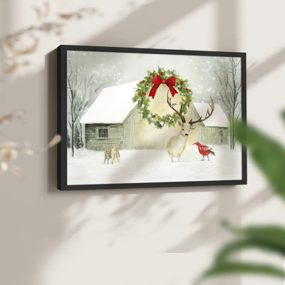 Art de Noël - CDXLIX - Reproduction encadrée - Restickable