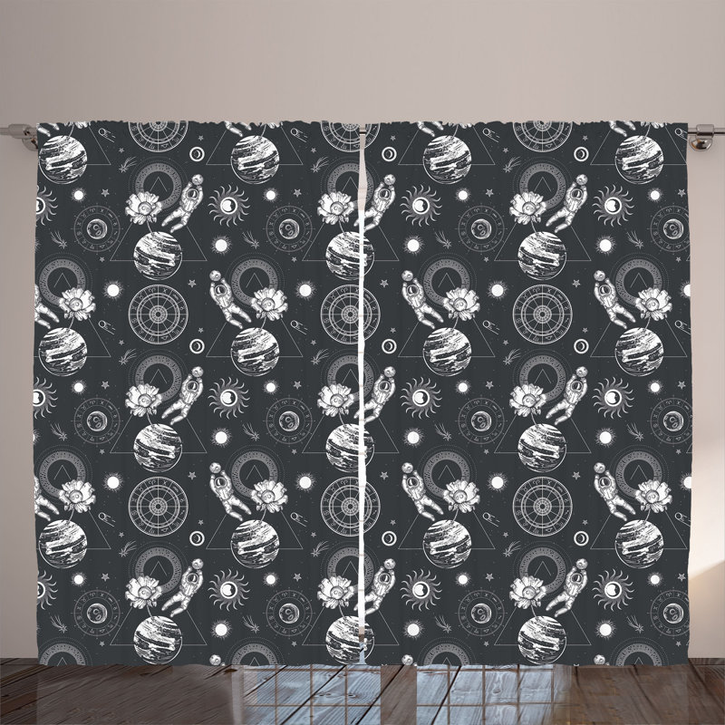 Semi Sheer Curtain Pair