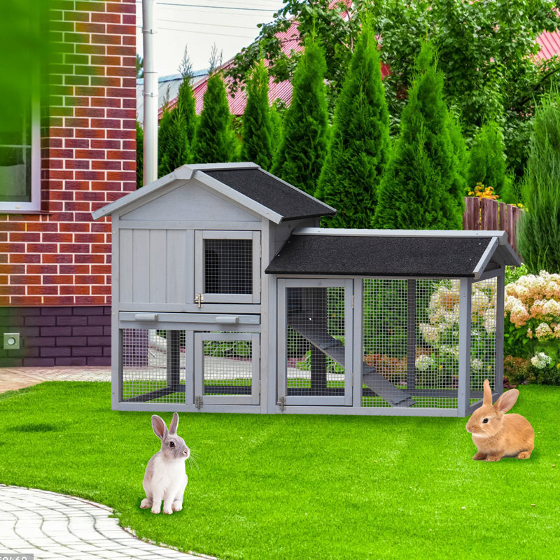 Denique Weather Resistant Rabbit Hutch