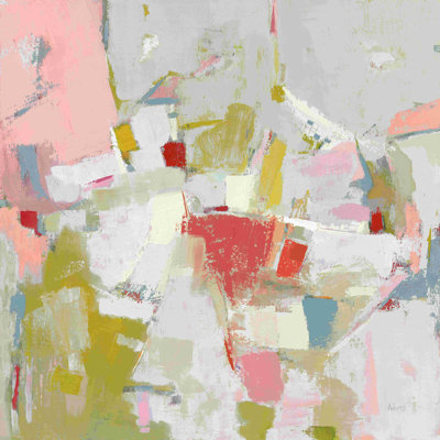 "And All That Jazz Pink" par Phyllis Adams - peinture sur toile tendue