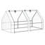 Mini serre portative de jardin extérieure 6 pi x 3 pi en blanc avec housse en PE hydrofuge et ventilation à fermeture à glissière