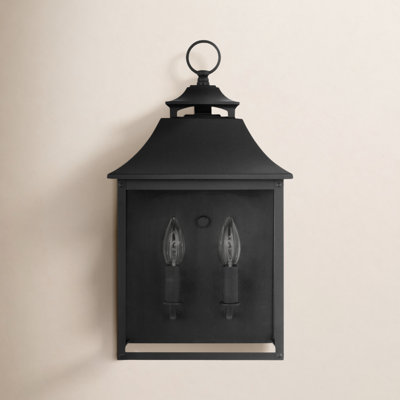 Nael 2 Light Outdoor Stainless Steel Wall Light