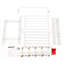 Steel Freestanding 18 - Hook Coat Rack-668145532