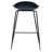 28" Molded Plastic Bar Stool – Mid-Century Modern Design with Metal Legs, Backless Seating-223744731-249157304