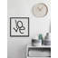 «All You Need Is Love» par Marmont Hill - impression d'art textuel sur cadre photo-352325065