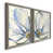 Toile avec cadre gris