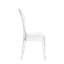 Chaise d'appoint Kennady en transparent