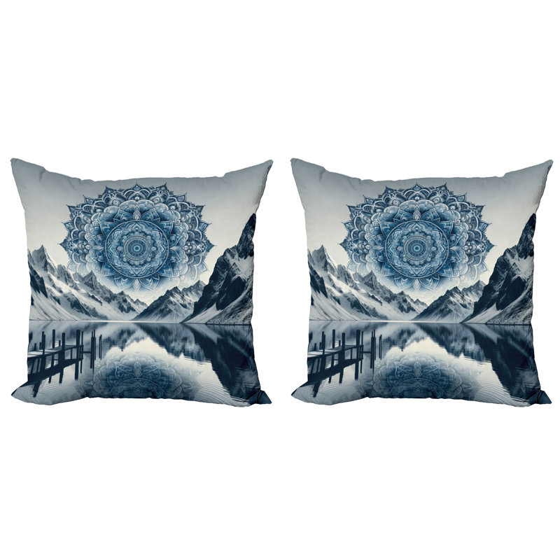 Housse de coussin sd1050_Ambesonne Lake, H 18 po x l 18 po