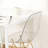 Eiffel Clear Chair With Gold Base