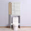 Rangement au-dessus de la toilette l 23,5 po x H 67 po x P 9,45 po Vallu-1373206202