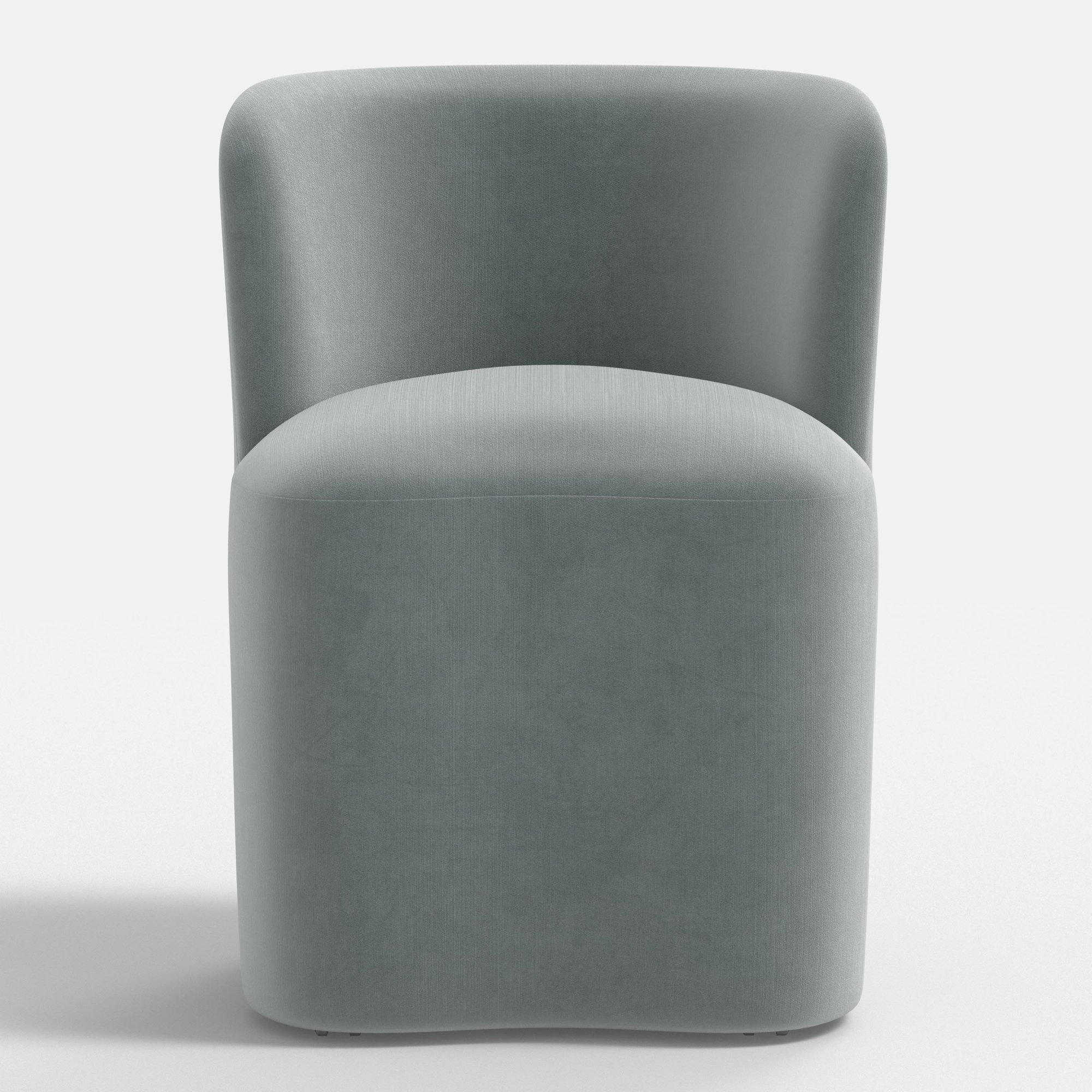Stoffer Home x Cloth & Company Gail Dining Chair, Lichen Performance Velvet