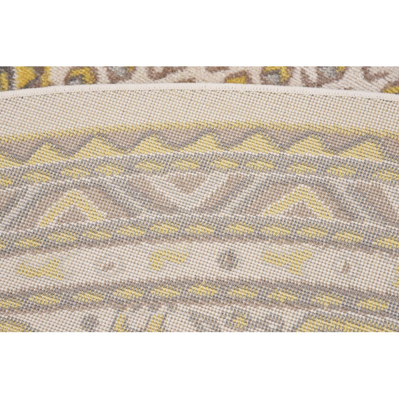 Swinson Geometric Indoor Rug, Round 8'