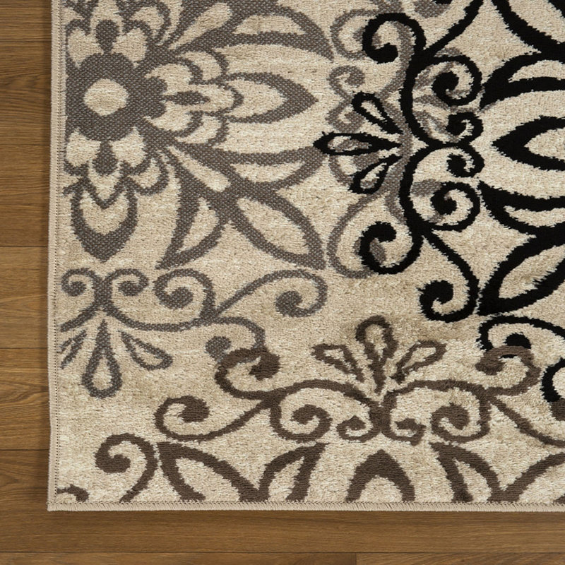 Tapis de couloir 10 pi beige 10 pi, Rectangle de 5 pi x 8 pi