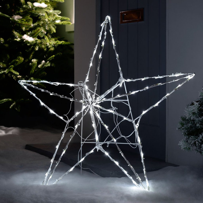 Pre-Lit Animated Multi-Function 3D Star Lighted Display