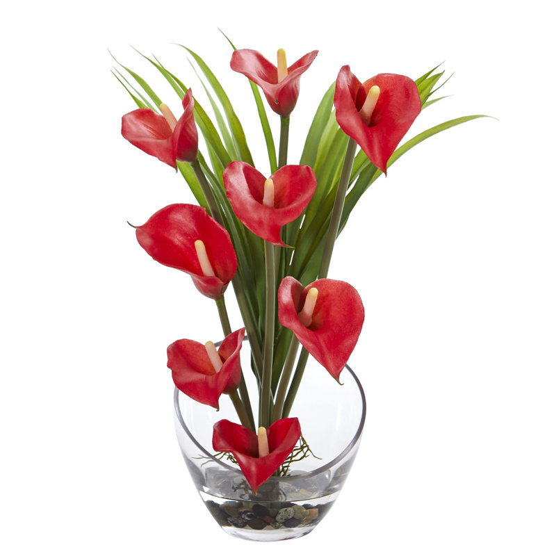 Arrangement in Vase, Red