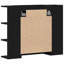  Mirror Cabinet Oak 80 X 20.5 X 64 Cm Engineered Wood