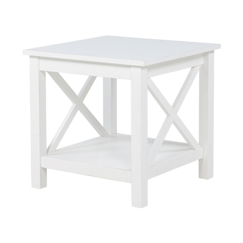 Table de bout l 20,4 po, blanc