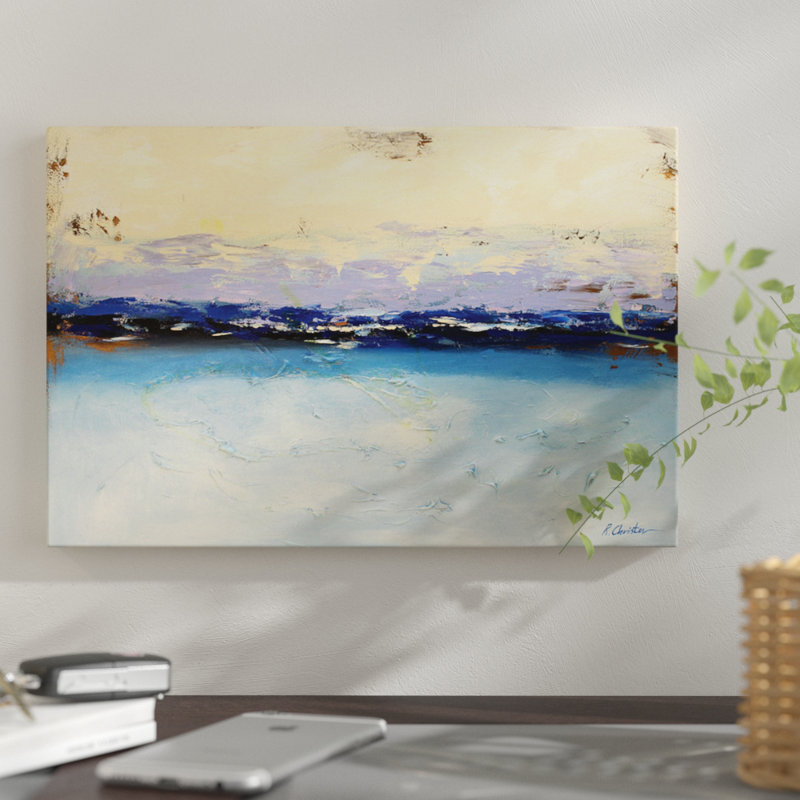 « summer souvenirs », reproduction sur toile, H 8 po x l 12 po x P 0,75 po, Pas de tapis, Toile tendue