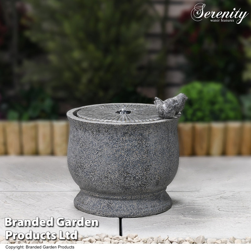 Outdoor Birdbath Fountain