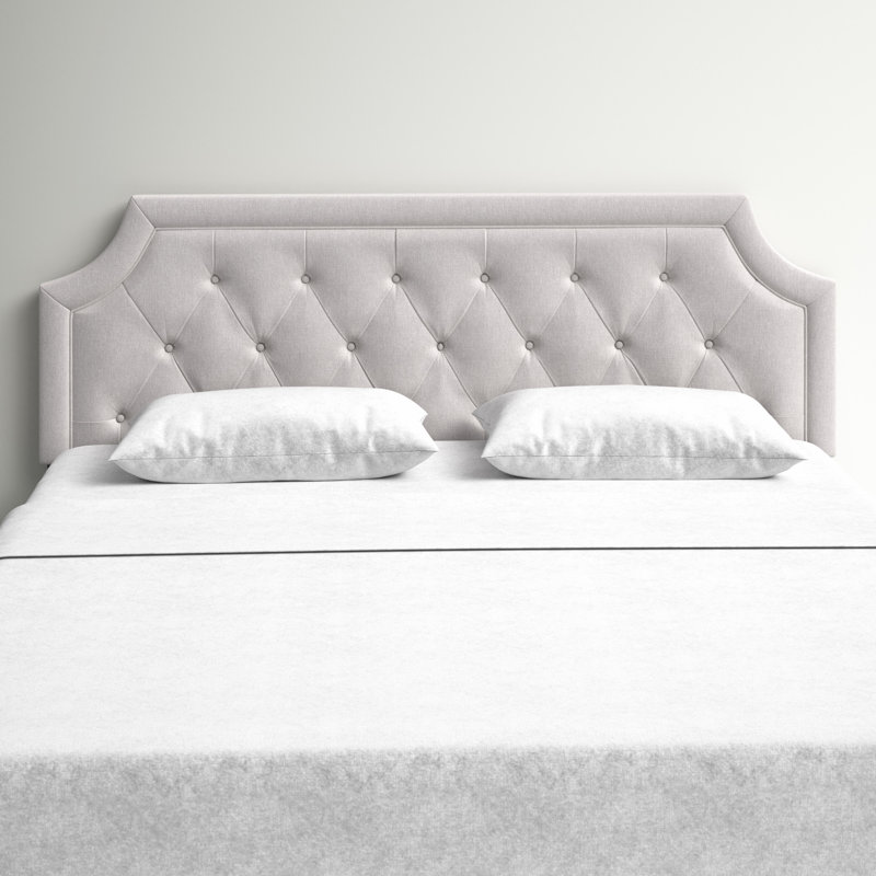 Tête de lit moderne et contemporaine Amery, Beige-gris, Très grand