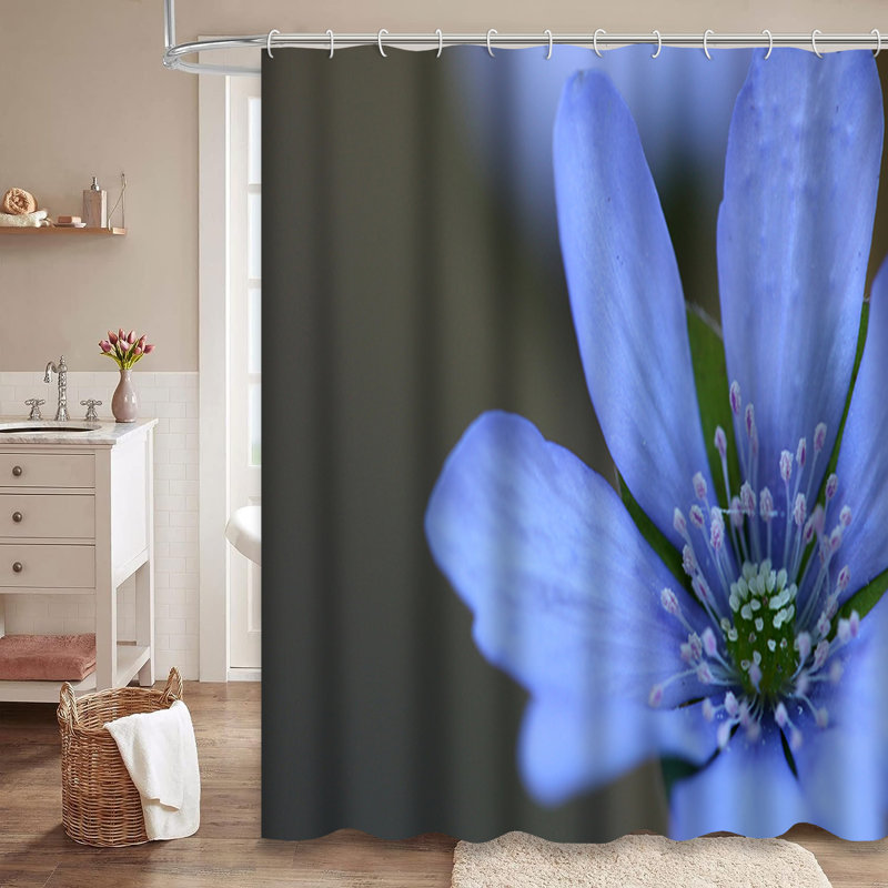 Magnifique rideau de douche Anemone Americana, L 72 po x l 78 po
